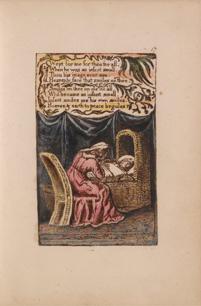 Az ártatlanság és a tapasztalat dalai, 17. lemez, A bölcsődal (Bentley 17) alkotó: William Blake