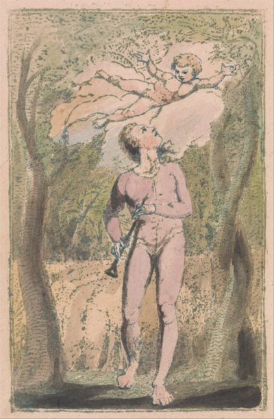 Az ártatlanság és a tapasztalás dalai, 1. lemez, Ártatlan előlap alkotó: William Blake