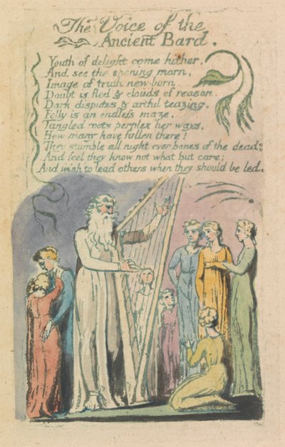 Songs of Inocence and of Experience, 22. tábla, "The Little Girl Found" (Bentley 36.) alkotó: William Blake