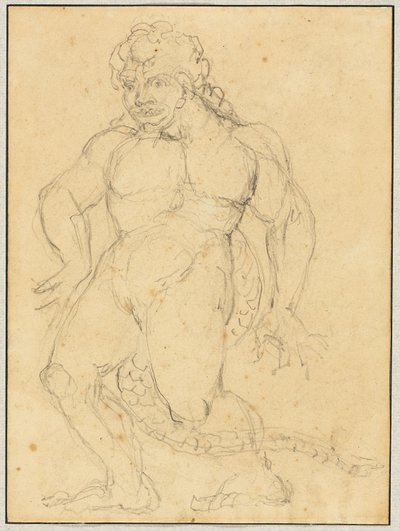 Agnello Brunelleschi alakjának tanulmányozása alkotó: William Blake