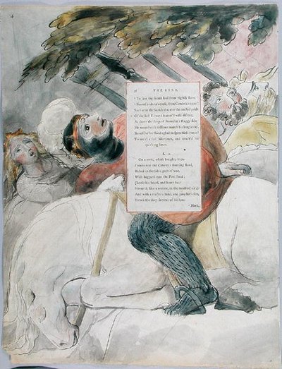 „The Bard”, 56. terv a „The Poems of Thomas Gray”-ből alkotó: William Blake