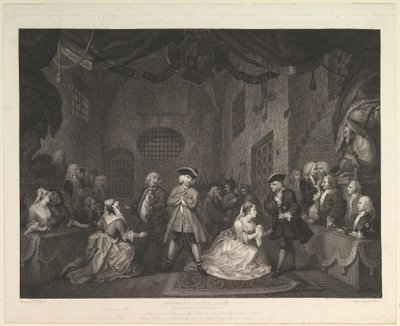 Koldusopera, III. felvonás, 1790. alkotó: William Blake