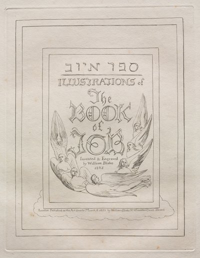Jób könyve, 1825. alkotó: William Blake