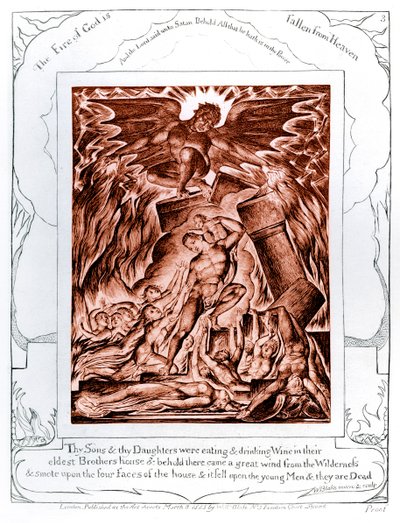 The Book of Job illusztrációi William Blake-től alkotó: William Blake