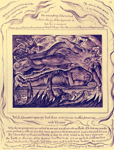 A Job könyve, William Blake illusztrációi alkotó: William Blake