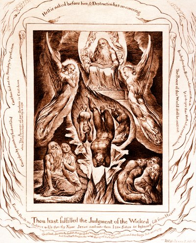 A Job könyve, William Blake illusztrációi alkotó: William Blake