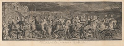 A canterburyi zarándokok, 1810. alkotó: William Blake