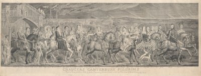 A canterburyi zarándokok, 1810. alkotó: William Blake