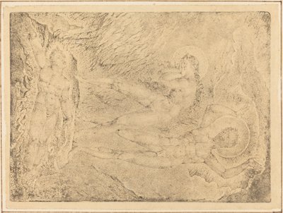 Az ork megláncolása, 1812. alkotó: William Blake