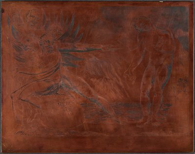 Der Kreis der korrupten Beamten; die Teufel quälen Ciampolo alkotó: William Blake