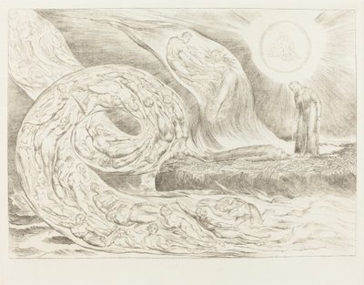 A Vágyók köre: Paolo és Francesca, 1827. alkotó: William Blake
