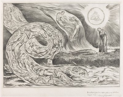 A Vágyók köre: Paolo és Francesca, 1827. alkotó: William Blake