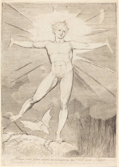 Albion tánca (Gold Day) alkotó: William Blake