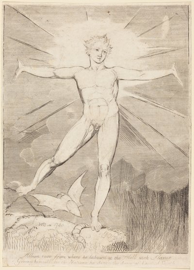 Albion tánca (Örömteli nap) alkotó: William Blake