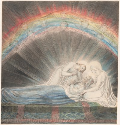 Szent József halála alkotó: William Blake