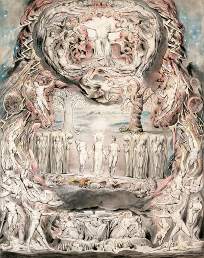 „Az ember bukása”, 1780-1827 alkotó: William Blake