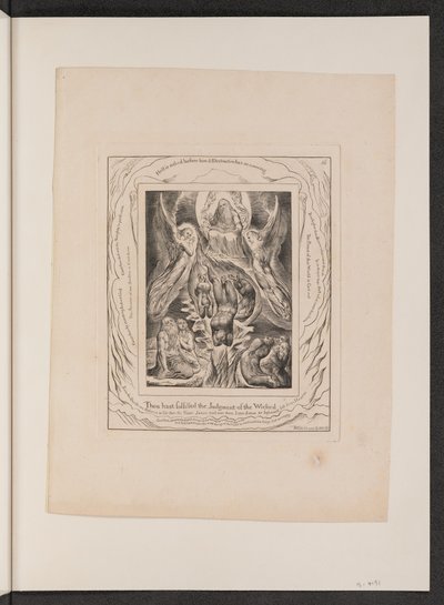 A Sátán bukása alkotó: William Blake