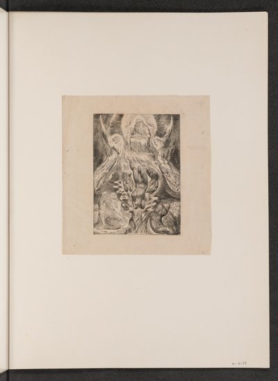 A Sátán bukása, 1825. alkotó: William Blake