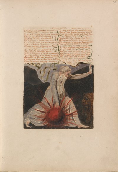 Urizen első könyve, Bentley Copy A alkotó: William Blake