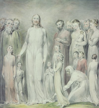 A nő gyógyulása vérproblémával alkotó: William Blake