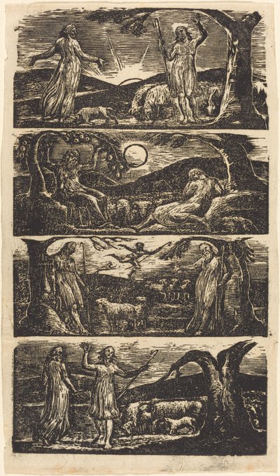 Vergilius pásztorai alkotó: William Blake