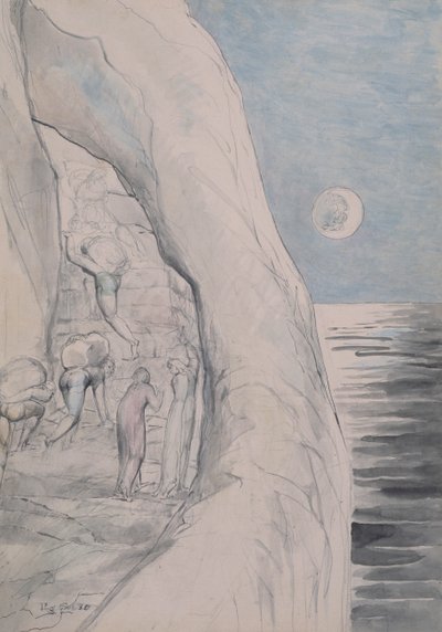 A büszkék hatalmas terheik alatt 1824-27 alkotó: William Blake