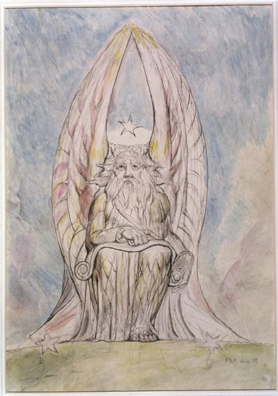 The Recording Angel, illusztráció Dante Alighieri "Isteni színjátékának" 19. "Parradiso" énekéből alkotó: William Blake