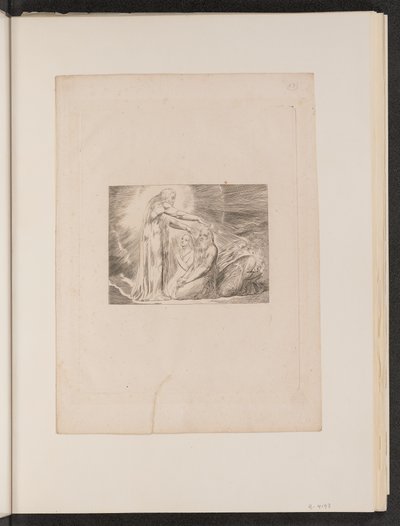 Krisztus látomása, 1825. alkotó: William Blake