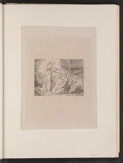 Krisztus látomása, 1825. alkotó: William Blake