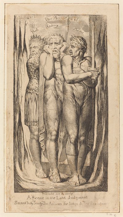 Háború A lopás, házasságtörés, gyilkosság vádlói c. 18031810. alkotó: William Blake