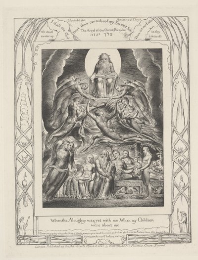 Amikor a Mindenható még velem volt, Mikor Gyermekeim rólam szóltak alkotó: William Blake