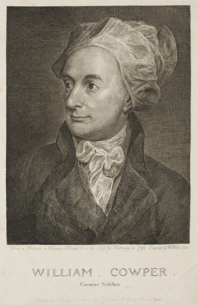 William Cowper, 1802. alkotó: William Blake
