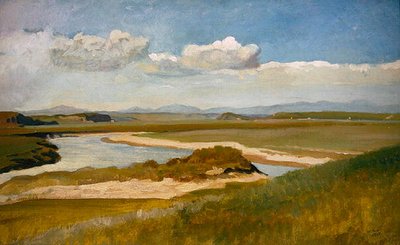 Kilátás a Tiberisre Róma közelében alkotó: William Blake Richmond