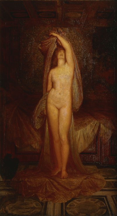 Egy allegorikus női alak, alkotó: William Blake Richmond