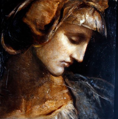 Klasszikus fejtanulmány, 1865 körül (olaj, fedélzeten) alkotó: William Blake Richmond