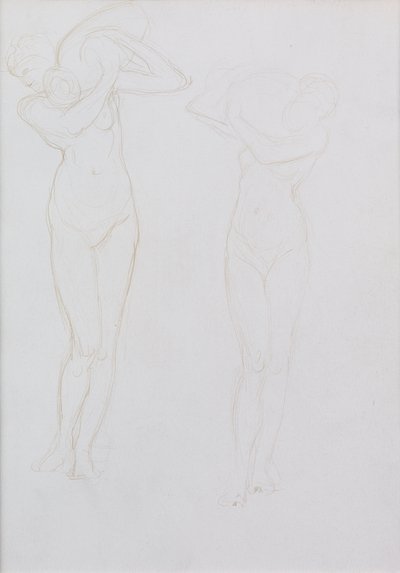 Tanulmány (fémpont) alkotó: William Blake Richmond