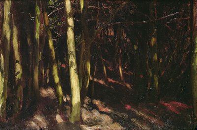 Fák, 1890 körül (olaj, fedélzeten) alkotó: William Blake Richmond