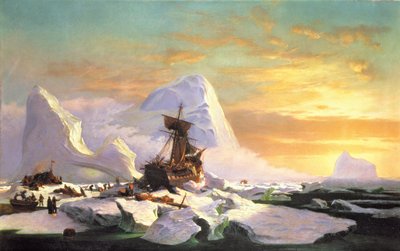 Összetörve a jégben alkotó: William Bradford