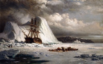 Jeges hajó, alkotó: William Bradford