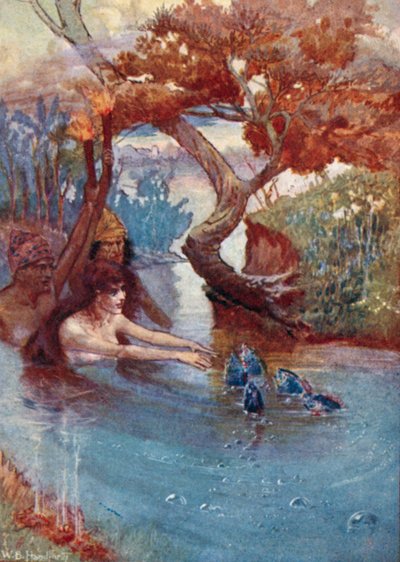 Illusztráció: Vathek, An Arabian Tale, William Beckford (színes litó) alkotó: William Bradshaw Handforth