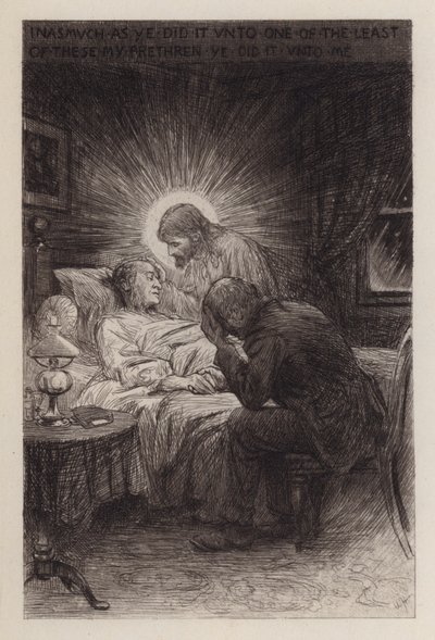 Halál és élet (metszet) alkotó: William Brassey (after) Hole