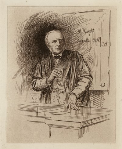 Henry Calderwood, az erkölcsfilozófia professzora (metszet) alkotó: William Brassey (after) Hole