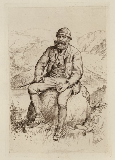 James Geikie, a geológia professzora (metszet) alkotó: William Brassey (after) Hole