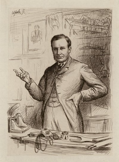 John Chiene, sebészprofesszor (metszet) alkotó: William Brassey (after) Hole