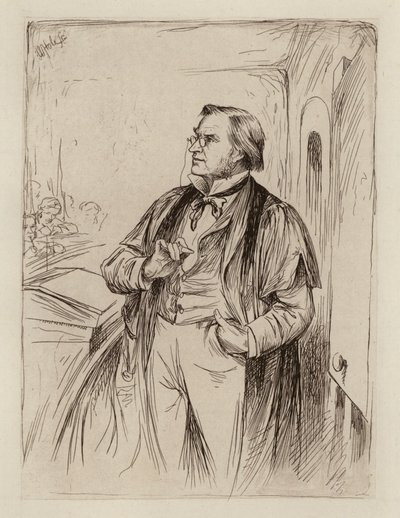 Simon Somerville Laurie, az oktatás elméletének, történetének és gyakorlatának professzora (metszet) alkotó: William Brassey (after) Hole