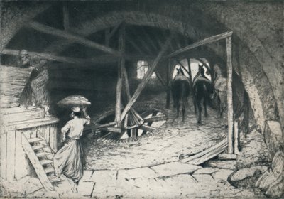 Egy galileai lisztmalom, 19. század vége – 20. század eleje, 1922. alkotó: William Brassey Hole