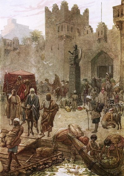 Ábrám elhagyja a káldeai Urat alkotó: William Brassey Hole