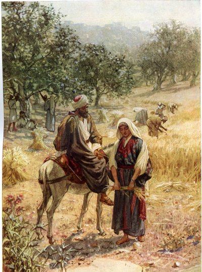 Boáz és Ruth - Biblia alkotó: William Brassey Hole