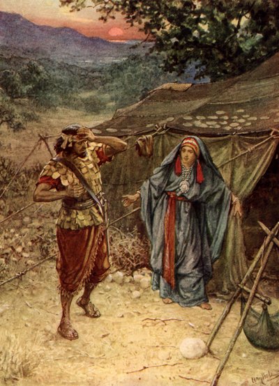 Jael Yael és Sisera - Biblia alkotó: William Brassey Hole