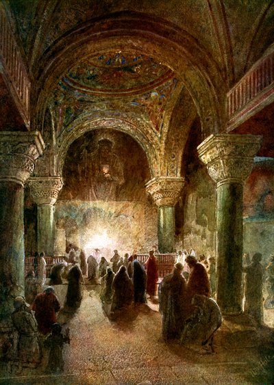 A Szentlélek vigyáz egy gyülekezetre – Biblia alkotó: William Brassey Hole